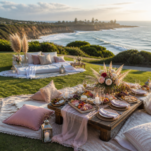 Luxury Picnic Catering in La Jolla for Couples, Birthdays, and Proposal