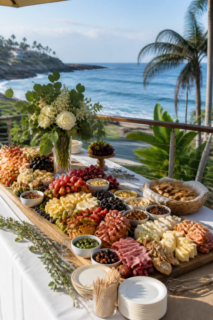 Outdoor Charcuterie Catering in La Jolla What Works Best Near the Coast