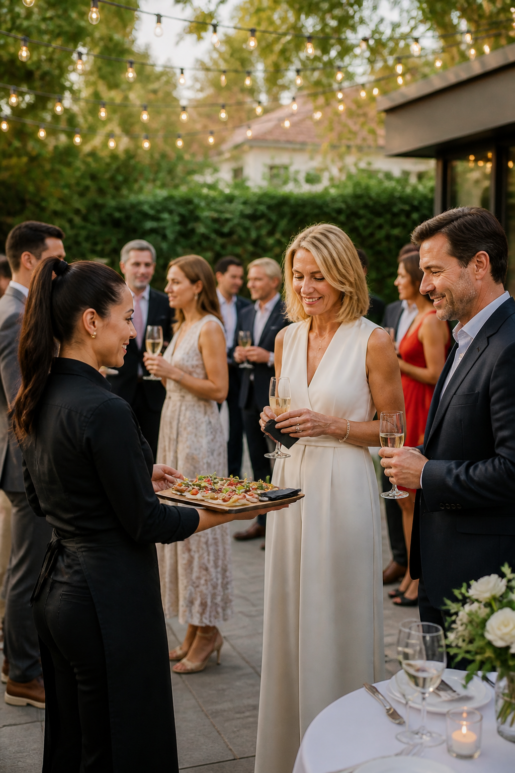Del Mar Event Catering Idea for Upscale Backyard Parties